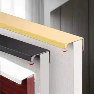 Cabinet Pulls Drawer Knobs Black Silver Orange Gold Hidden Handles Stainless steel Kitchen Cupboard Furniture Hardware