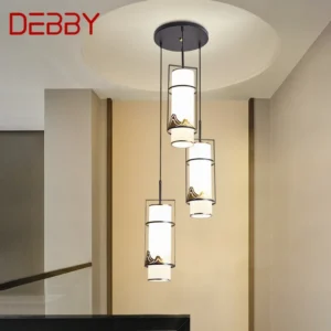 DEBBY Contemporary LED Pendant Lamp Modern Art Dining Room Bedroom Study Bar Hotel Villa Cafe Home Corridor Chandelier