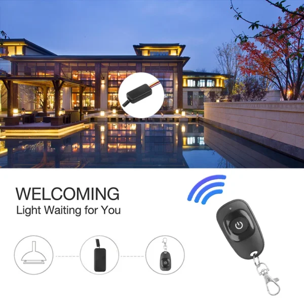 DC5 -12V 3.7V Mini Relay Remote Control Switch Small Contact NO COM NC Learning Button Wireless Receiver Transmitter ASK 433Mhz - Image 2